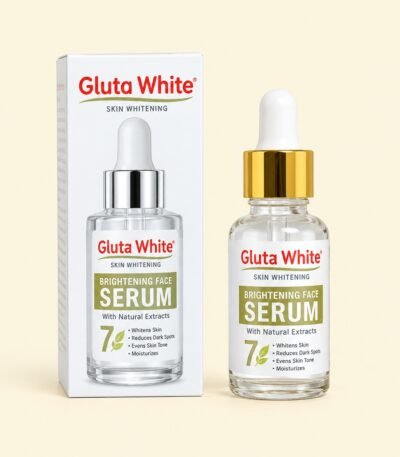 Gluta White Face Glowing Serum glutathione brightening hydrating skincare 30ml