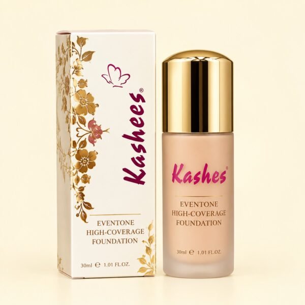 Kashees Eventone Liquid Foundation high coverage radiant makeup base 30 ml