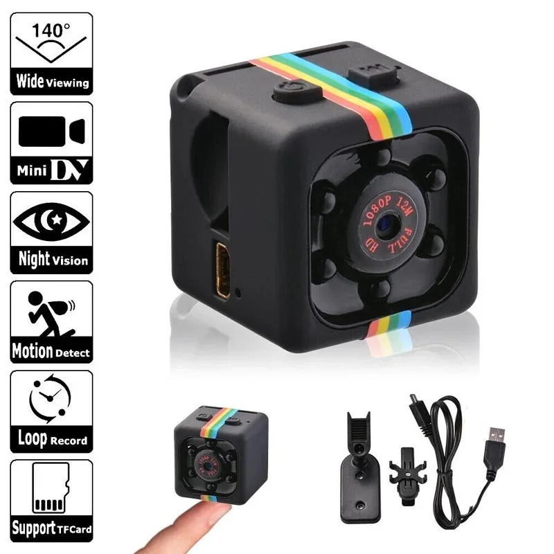 Yourmartproducts22_1780911799.webp SQ11 Mini Camera HD 1080P | Night Vision Motion Detection DVR Camcorder - Image 1