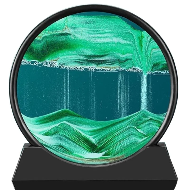 Yourmartproducts36_1780917501.webp Moving Sand Art Picture | 3D Dynamic Deep Sea Sandscape with Display Stand | Random Color - Image 1