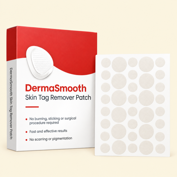 DermaSmooth Skin Tag Remover Patch |  Fast, Safe & Painless Skin Tag & Mole Removal | Nano-Microneedle Technology | 72 Patches