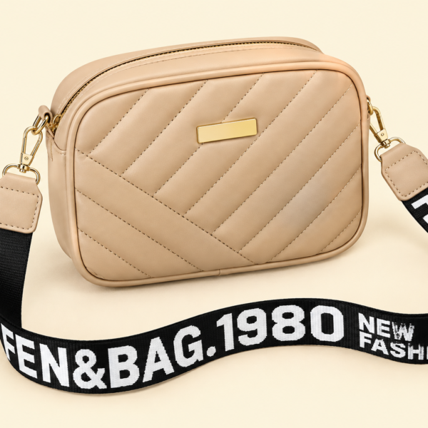 Aura Cream Leather Handbag for Girls & Women | Stylish Shoulder & Crossbody Bag | Daily Use & Gift