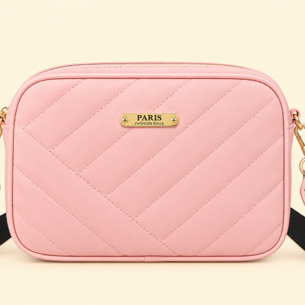 Pink Leather Handbag for Girls & Women | Stylish Shoulder & Crossbody Bag | Daily Use & Gift