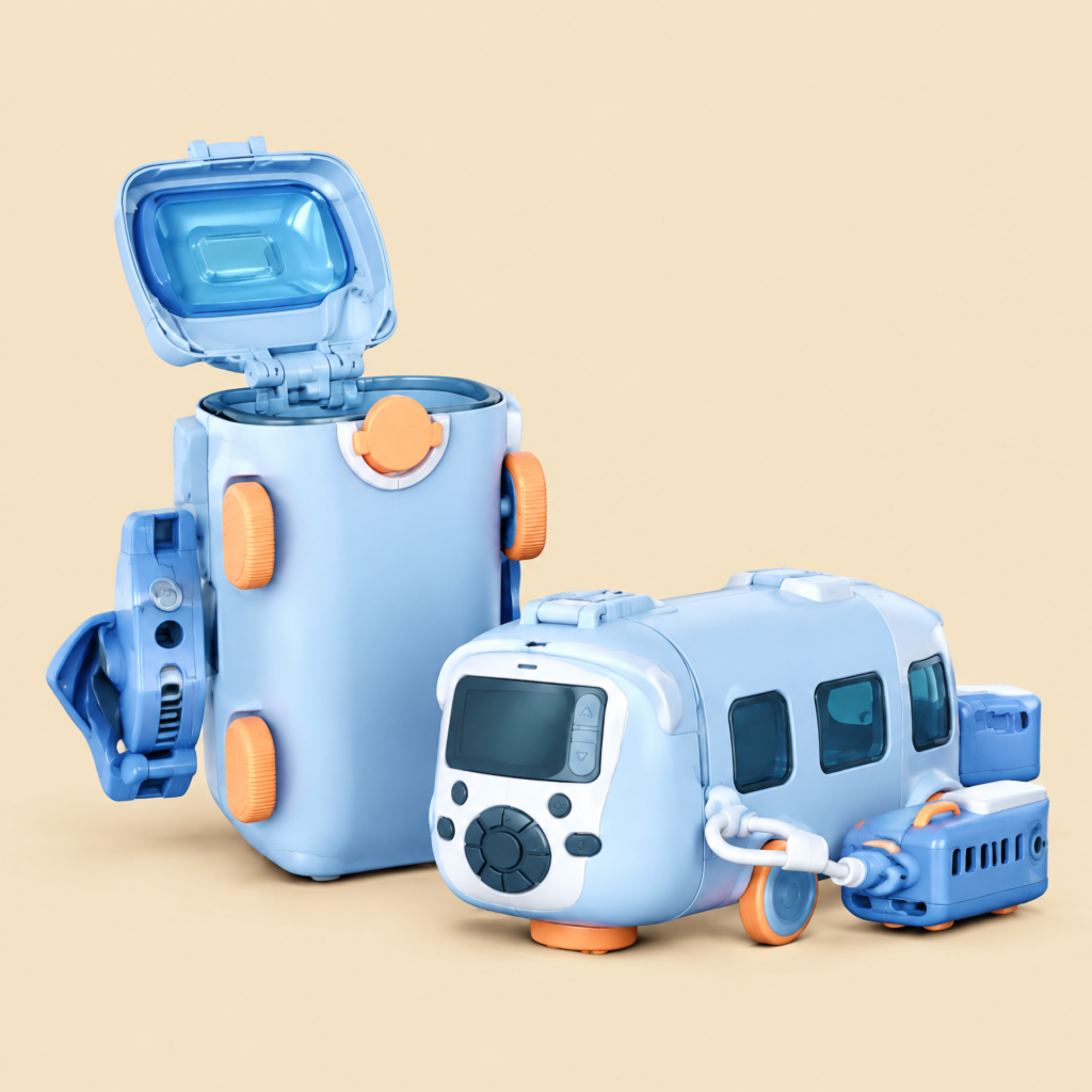 Make daily hydration more fun with the **Bus Shape School Water Bottle 500ml**. This cute and practical bottle suits school, travel, and everyday activities. Its playful bus-inspired shape gives it a cheerful appearance. The compact design also makes it easy to carry. It is an appealing choice for children, students, and anyone who enjoys creative accessories. With a convenient 500ml capacity, it can hold water, juice, milk, and other suitable cold beverages. The leak-proof design helps reduce spills inside a school bag, backpack, lunch bag, or travel case. However, always close the lid securely before carrying it. For extra protection, keep the bottle upright whenever possible. This is especially useful when you store it inside a bag. ## Bus Shape School Water Bottle 500ml for School and Travel Moreover, the attached strap makes this water bottle easy to carry. You can hold it by hand or attach it to a suitable bag. This makes it useful during school breaks, picnics, sports activities, family outings, and road trips. As a result, children can keep their drinks nearby and stay refreshed throughout the day. The compact 500ml size fits conveniently into many backpacks, side pockets, and cup holders. Furthermore, the fun bus design can help children identify their bottle quickly. It can also encourage regular hydration habits. Use it at school, home, outdoor events, camping trips, travel, or during daily activities. Before first use, wash the bottle thoroughly with warm water and mild detergent. Clean it regularly and let all parts dry completely before storage. Unless the manufacturer confirms otherwise, avoid boiling liquids, microwaves, or dishwashers. This bottle works best with suitable cold or room-temperature drinks. Please note that the product comes in a **random color**. Therefore, the color you receive may differ from the product image. Choose the **Bus Shape School Water Bottle 500ml** for its fun design, portable strap, practical capacity, and convenient leak-proof construction.