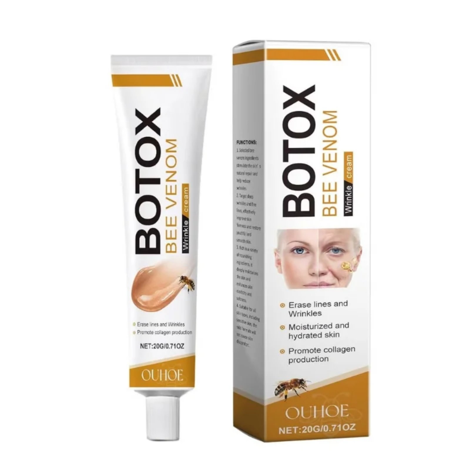 botox1_1757932212.jpg Botox Bee Venom Wrinkle Cream in Pakistan | Anti-Aging & Collagen Boosting Moisturizer - Image 1