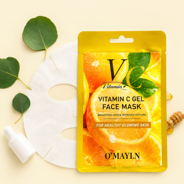 Pack of 2 | O’Mayln Vitamin C Gel Face Mask 30ml | Brightening & Hydrating Facial