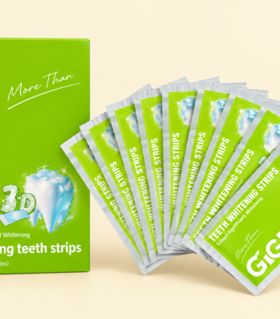 Gegemoon 3D Mint Whitening Strips for Teeth – 7-Day Enamel-Safe Kit