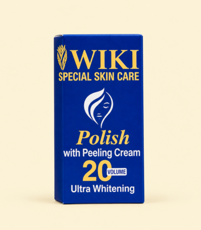 Wiki Exfoliating Skin Polish for natural glow and soft-looking skin