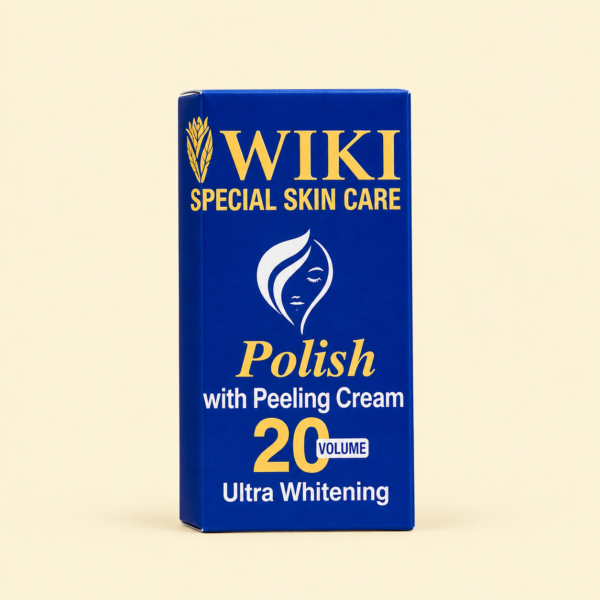 Wiki Exfoliating Skin Polish for natural glow and soft-looking skin