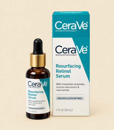 CeraVe Resurfacing Retinol Serum 30ml for post-acne marks and refined-looking pores