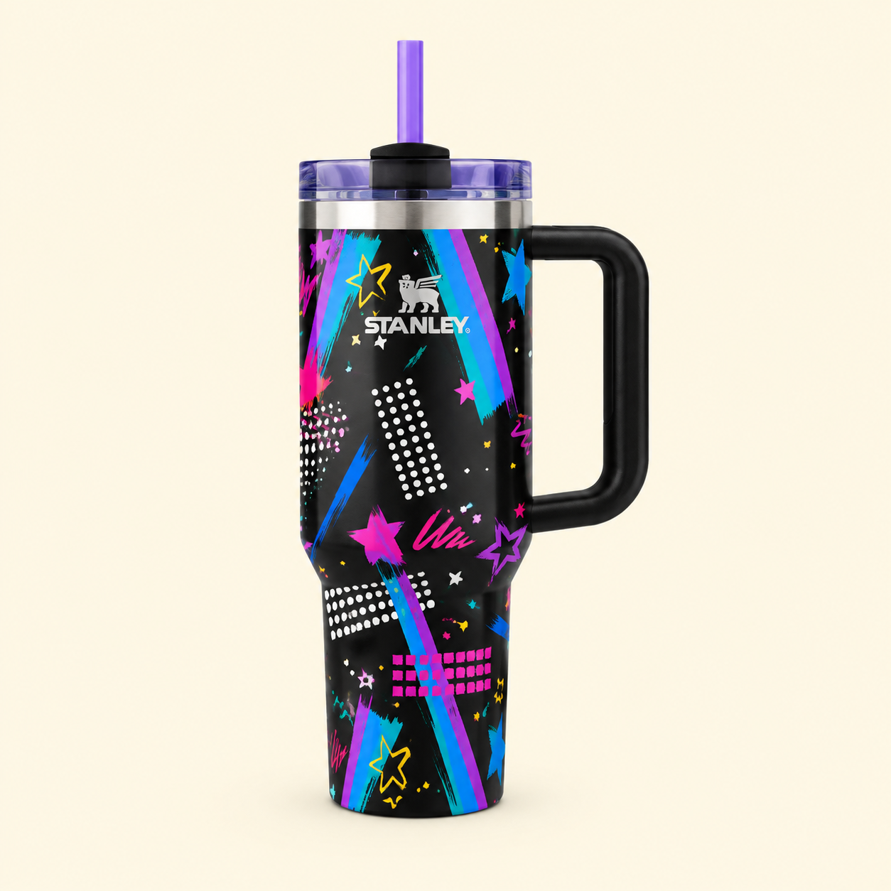 dd8ba964-4e22-4da6-a179-33f88f15a0f3 Star Pink Stylish Stanley Barbie Tumbler | H2.0 Tumbler 1.18L Limited Edition Double Wall Vacuum Insulated - Image 1