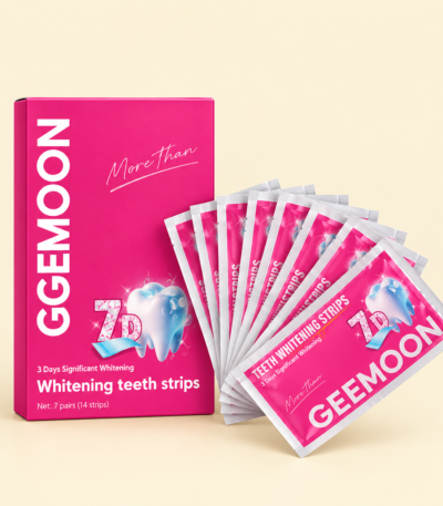 Gegemoon 7D Teeth Whitening Strips 7-Day Kit with 7 Pairs and Mint Flavor
