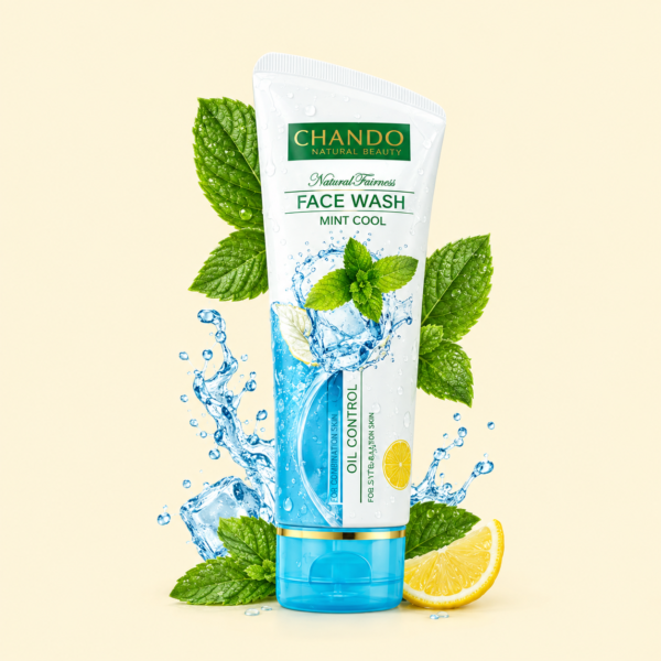 Chando Naturals Mint Cool Face Wash 100ml – Refreshing Cleanser for Oily Skin