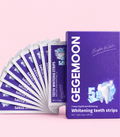 Gegemoon 5D Teeth Whitening Strips 7 Pairs – Enamel-Safe Mint Flavor Kit