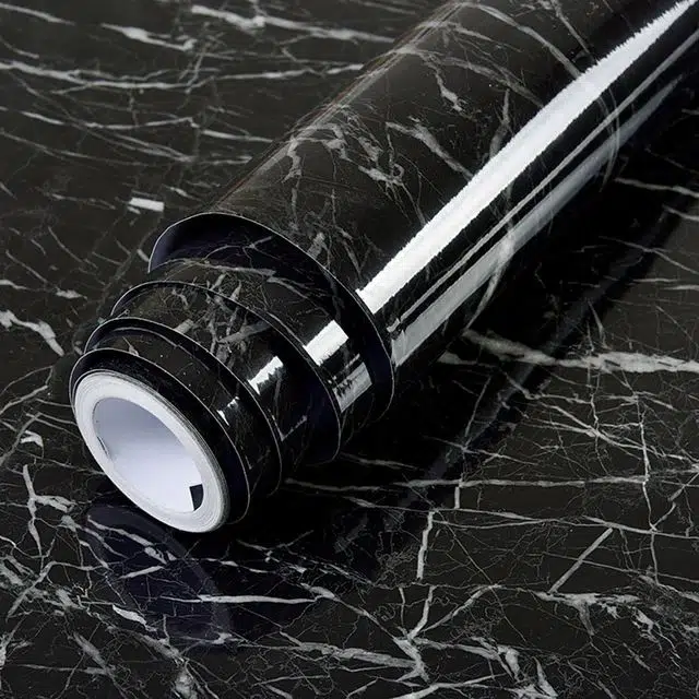 self-adhesive-white-marble-sheet-sticker-for-kitchen-cupboard-wall-anti-oil-and-heat-resistant-wallpaper-602m-5_1727559257.webp Black & White | Marble Sheet Sticker | 60x200cm | Waterproof Self-Adhesive PVC Wallpaper for Furniture Walls - Image 1