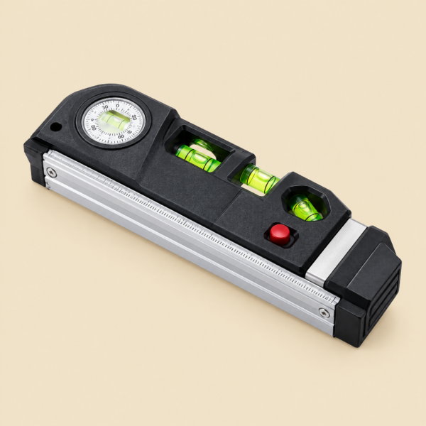 Laser Level Pro3 Multipurpose Tool with vertical cross line laser measuring tape and rulers