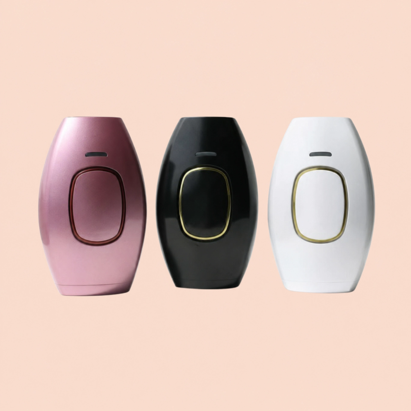 three_products_beige_pink_bg IPL Laser Hair Removal Device | Permanent Hair Reduction Epilator | Painless Body Hair Remover - Image 1