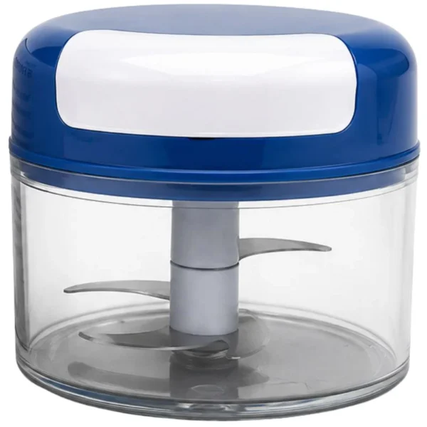 Manual Mini Hand Pull Food Chopper | Spin Cutter Vegetable & Fruit Chopper | Food Processor for Onion, Garlic, Salad & Kitchen Use