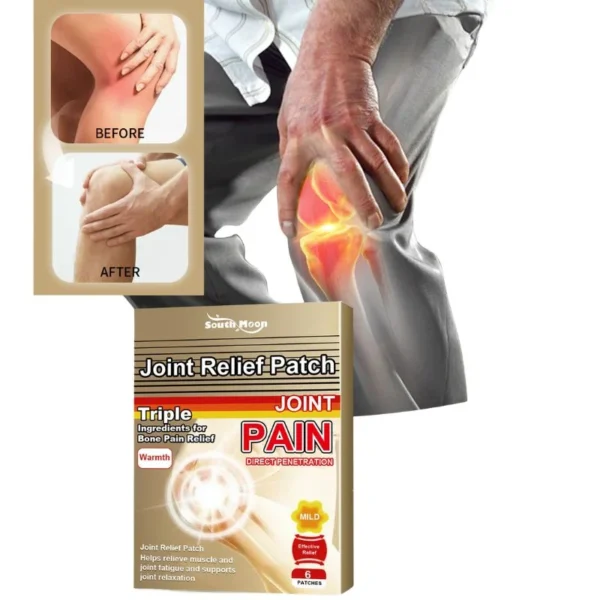 Japanese Pain Relief Patch for Joint & Muscle Care | Herbal Pain Relief Patch | Fast-Acting Warming Therapy | Breathable Adhesive Patch | Pack of 5