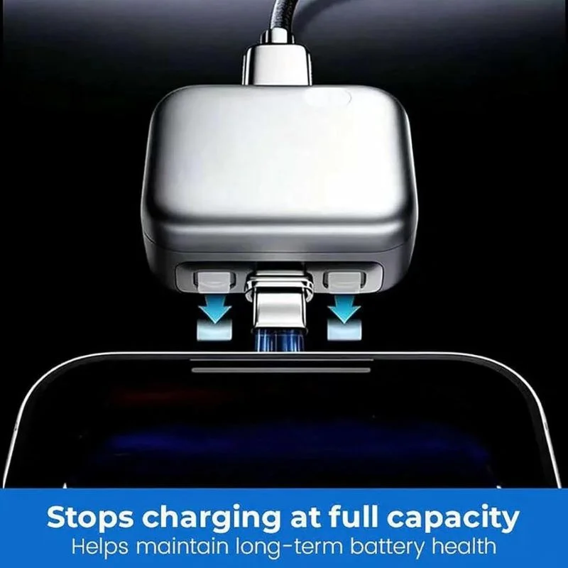 yourmartproduct26_1783342820.webp Automatic Charging Disconnector | Model LX-007 | Smart Auto Power Cut-Off Battery Protector | Type-C to Type-C Fast Charging Guardian - Image 1