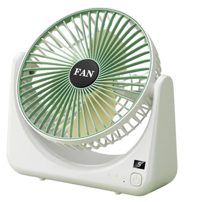 yourmartproduct88_1784118089.webp Circular Rechargeable Desktop Fan | Model QL-01 | 3 Speed Personal Cooling Fan | Quiet Air Circulator for Home, Office & Travel | Random Color - Image 1